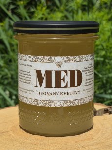 Lisovaný kvetový med 500g