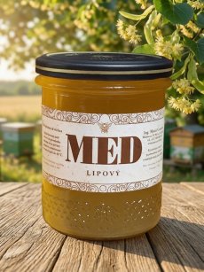 Lipový med 500g