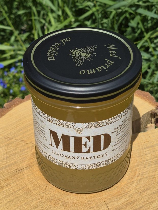 Lisovaný kvetový med 500g